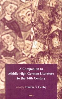 Produktbild: A Companion to Middle High German Literature to the 14th Century