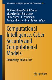 Produktbild: Computational Intelligence, Cyber Security and Computational Models