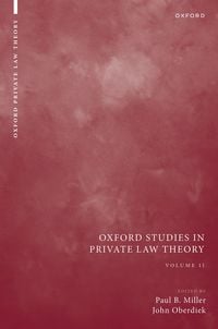 Produktbild: Oxford Studies in Private Law Theory: Volume II