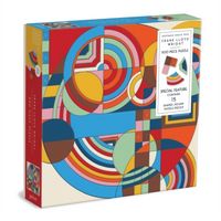 Produktbild: Frank Lloyd Wright Hoffman House Rug 500 Piece Puzzle with Shape,