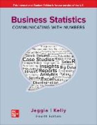 Produktbild: Kelly, A: Business Statistics: Communicating with Numbers IS