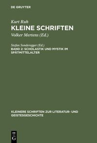 Produktbild: Scholastik und Mystik im Sp&auml;tmittelalter