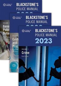 Produktbild: Connor, P: Blackstone's Police Manuals Three Volume Set 2023