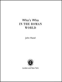 Produktbild: Who's Who in the Roman World