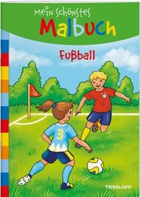 Produktbild: Mein sch&ouml;nstes Malbuch. Fu&szlig;ball