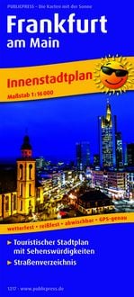 Produktbild: Frankfurt am Main Innenstadtplan 1 : 16 000