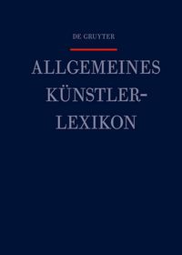 Produktbild: Allgemeines K&uuml;nstlerlexikon (AKL) / Hoelscher - Hornstein