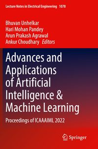 Produktbild: Advances and Applications of Artificial Intelligence & Machine Learning