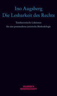 Produktbild: Die Lesbarkeit des Rechts
