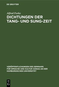 Produktbild: Dichtungen der Tang- und Sung-Zeit