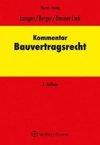 Produktbild: Kommentar zum Bauvertragsrecht