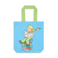 Produktbild: Buchtasche "Der kleine Prinz" - B&uuml;cherstapel