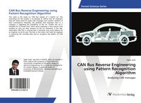 Produktbild: CAN Bus Reverse Engineering using Pattern Recognition Algorithm