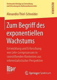 Produktbild: Zum Begriff des exponentiellen Wachstums