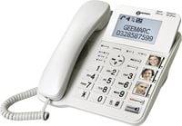 Produktbild: Geemarc CL595 Schnurgebundenes Seniorentelefon Anrufbeantworter, Freisprechen, Optische Anrufsignalisierung, f&uuml;r H&ouml;rger&auml;te