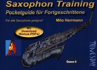 Produktbild: Saxophon Training - Pocketguide f&uuml;r Fortgeschrittene