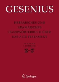 Produktbild: Hebr&auml;isches und Aram&auml;isches Handw&ouml;rterbuch &uuml;ber das Alte Testament