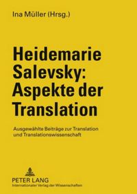 Produktbild: Heidemarie Salevsky: Aspekte der Translation