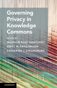 Produktbild: Governing Privacy in Knowledge Commons