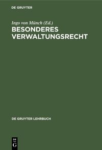 Produktbild: Besonderes Verwaltungsrecht
