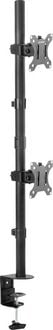 Produktbild: SpeaKa Professional Monitorhalterung SP-MM-420 2 Display(s) 33,8 cm (13,3") - 81,3 cm (32") Schwarz Neigbar, Schwenkbar, Drehbar, H&ouml;henverstellbar