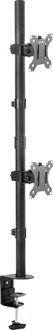 Produktbild: SpeaKa Professional SP-MM-420 Monitorhalterung 2 Display(s) 33,8 cm (13,3") - 81,3 cm (32") Schwarz Neigbar, Schwenkbar, Drehbar, H&ouml;henverstellbar