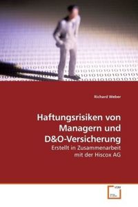 Produktbild: Weber, R: Haftungsrisiken von Managern and D