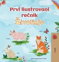 Produktbild: First Picture Dictionary - Animals (Serbian Children's Book - Latin Alphabet)