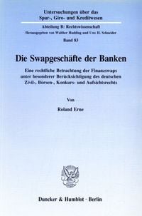 Produktbild: Die Swapgesch&auml;fte der Banken.