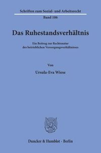 Produktbild: Das Ruhestandsverh&auml;ltnis.