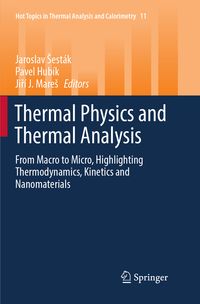 Produktbild: Thermal Physics and Thermal Analysis