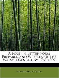Produktbild: Watson, M: Book in Letter Form Prepared and Written of the W