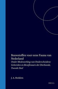 Produktbild: Bouwstoffen Voor Eene Fauna Van Nederland