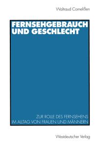 Produktbild: Fernsehgebrauch und Geschlecht