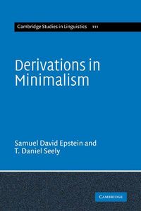 Produktbild: Derivations in Minimalism
