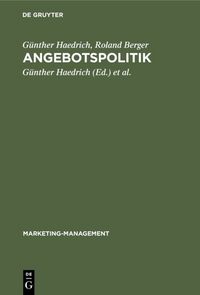 Produktbild: Angebotspolitik
