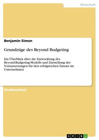 Produktbild: Grundz&uuml;ge des Beyond Budgeting