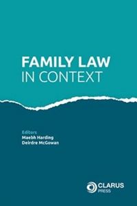 Produktbild: Family Law in Context