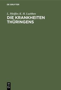 Produktbild: Die Krankheiten Th&uuml;ringens