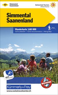 Produktbild: Simmental Saanenland Nr. 17 Wanderkarte 1:60 000