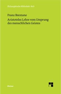 Produktbild: Aristoteles Lehre vom Ursprung des menschlichen Geistes