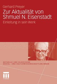 Produktbild: Zur Aktualit&auml;t von Shmuel N. Eisenstadt