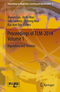 Produktbild: Proceedings of ELM-2014 Volume 1