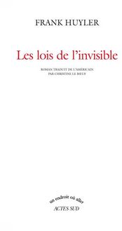 Produktbild: Les lois de l'invisible