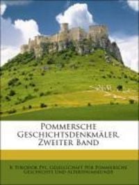 Produktbild: Pyl, K: Pommersche Geschichtsdenkm&auml;ler, Zweiter Band