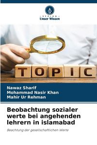 Produktbild: Beobachtung sozialer werte bei angehenden lehrern in islamabad