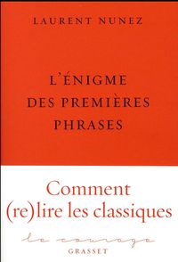 Produktbild: L'&eacute;nigme des premi&egrave;res phrases