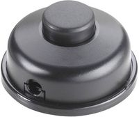 Produktbild: InterB&auml;r Tretschalter Schwarz 1 x Aus/Ein 6A 1St.
