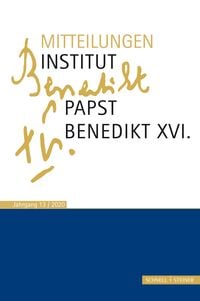 Produktbild: Mitteilungen Institut Papst Benedikt XVI.