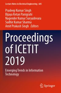 Produktbild: Proceedings of ICETIT 2019